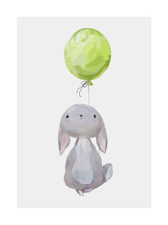 Hare With Balloon