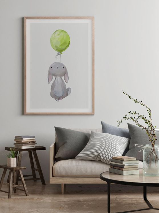 Hare With Balloon
