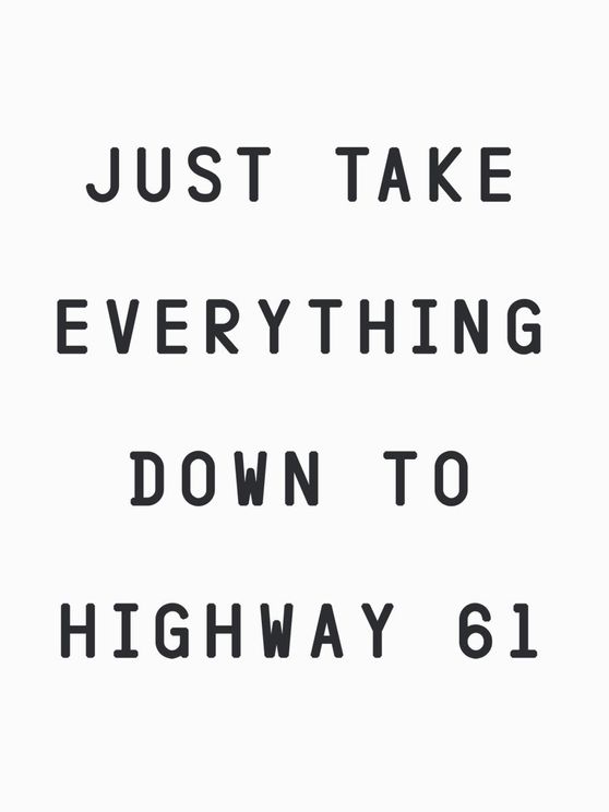 Highway 61 Excerpt