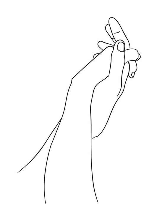 Hold My Hand White