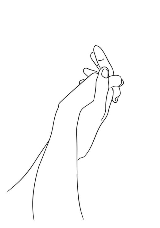 Hold My Hand White
