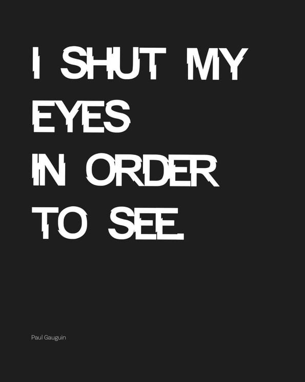 I Shut My Eyes