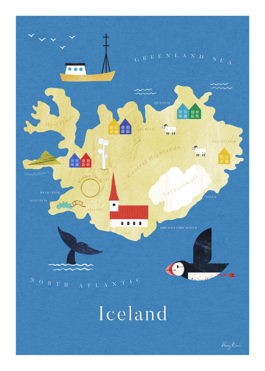 Iceland Map