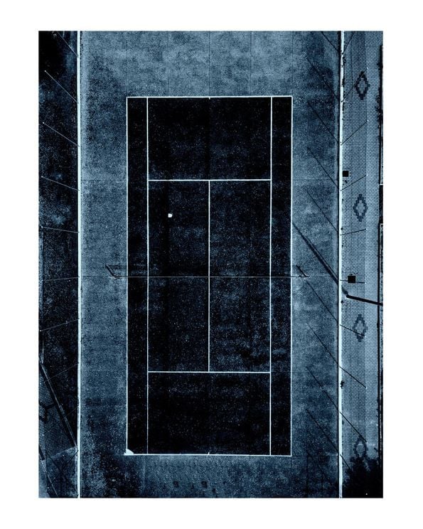 Inverted Tennis Court