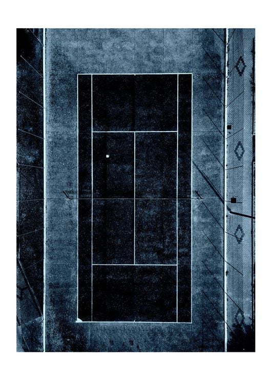 Inverted Tennis Court