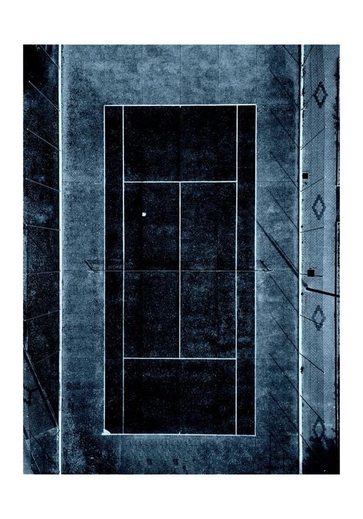 Inverted Tennis Court