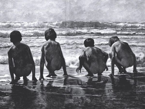 Kids On The Beach
