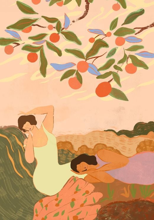 Mid Afternoon Nap 50x70