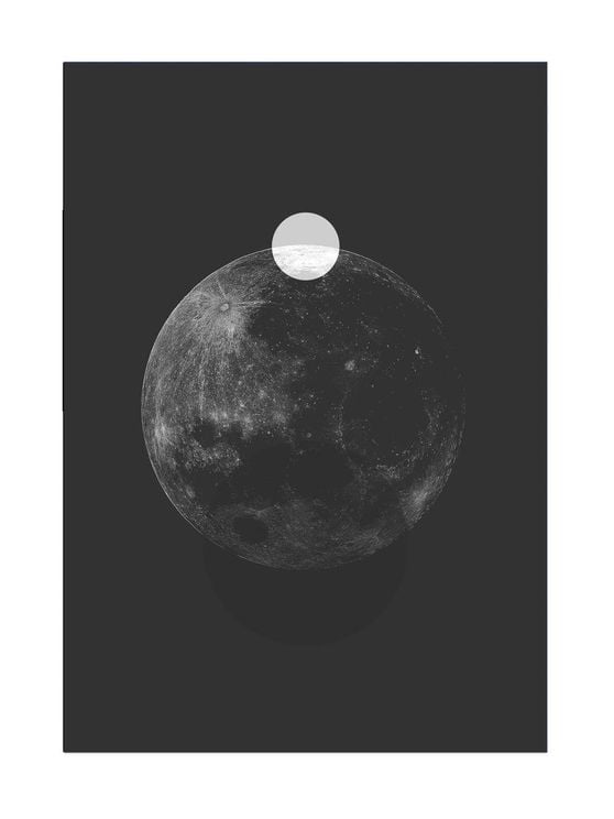 Moon Projection Black