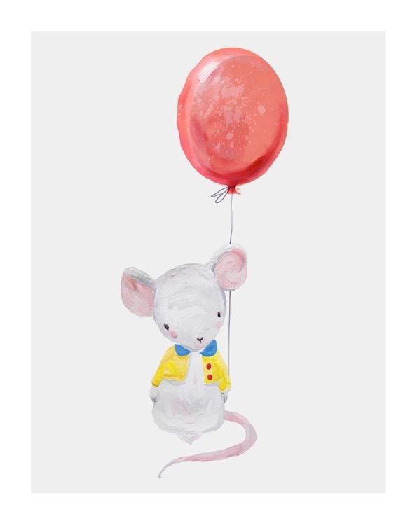 Mouse With Balloon