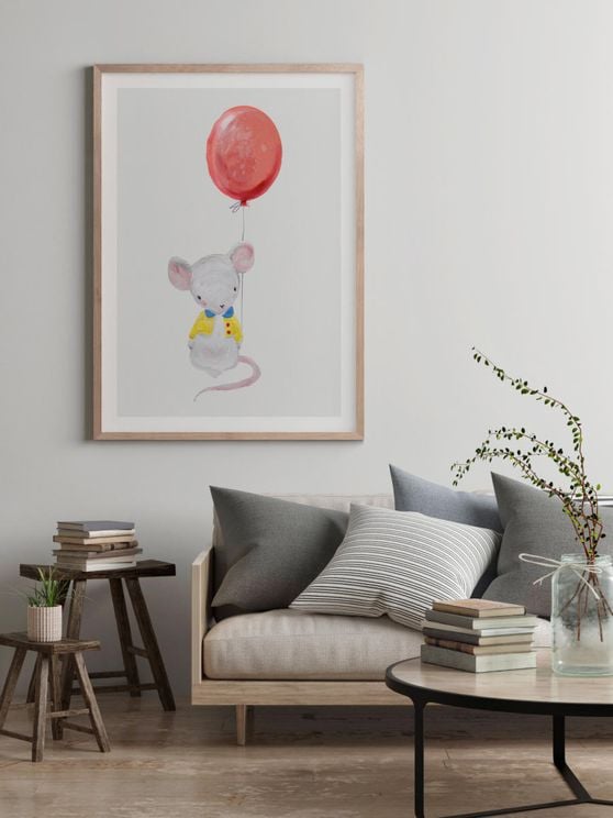 Mouse With Balloon