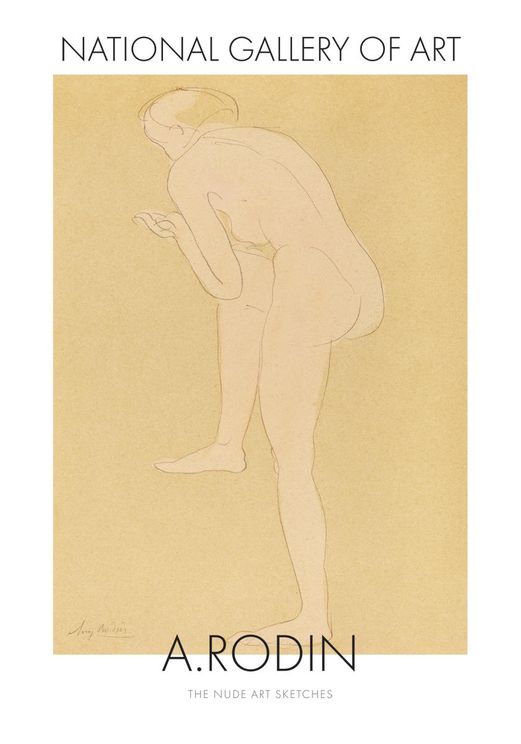 Nude Art Sketch 2 By Auguste Rodin