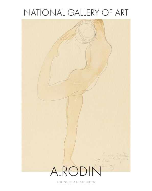Nude Art Sketch 3 By Auguste Rodin