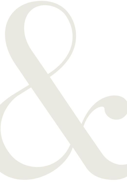 Oversized Ampersand