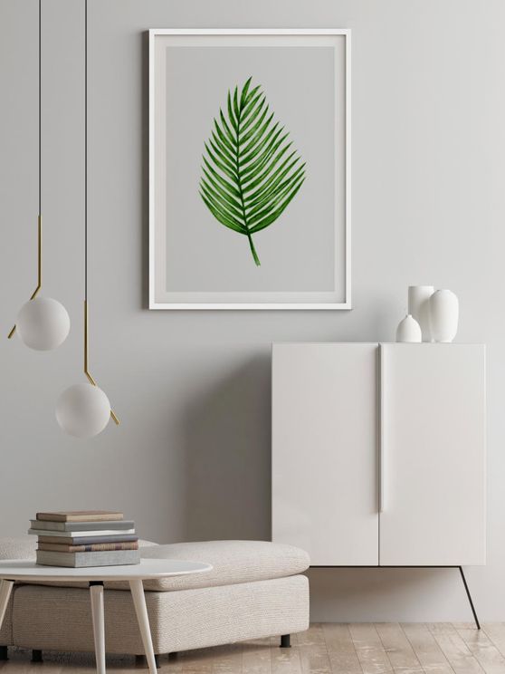 Palm Leaf Illustration