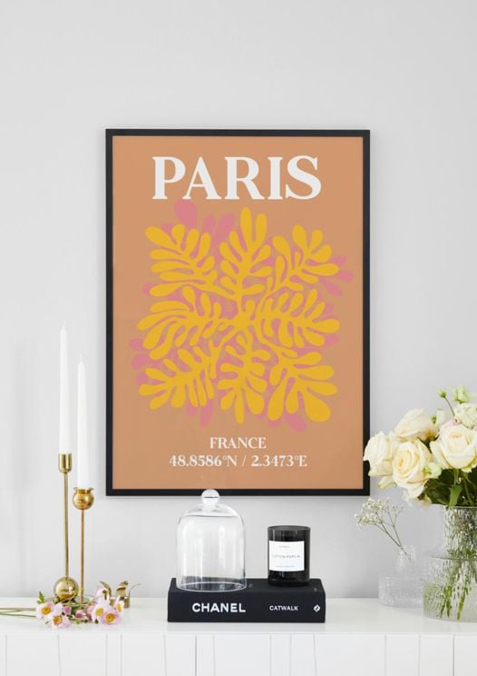 Purchase Paris Pattern Poster Online