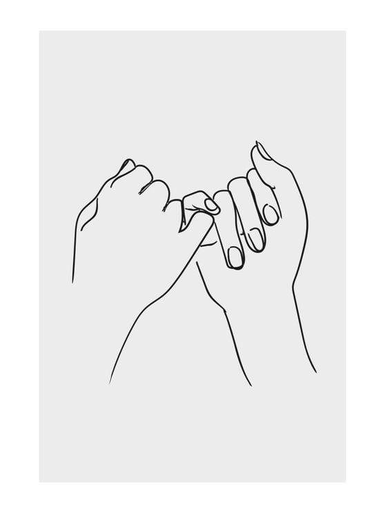 Pinkie Promise Grey