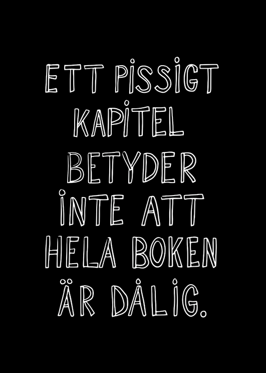 Pissigt Kapitel Svart