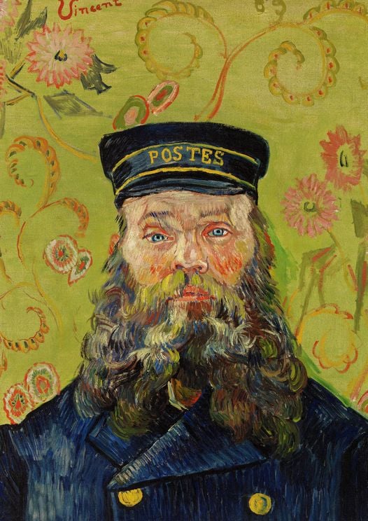 Portrait Of Joseph Roulin By Van Gogh