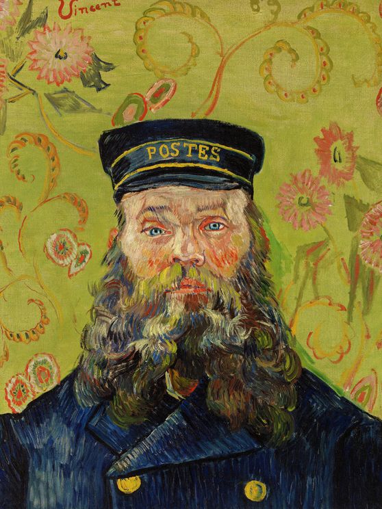 Portrait Of Joseph Roulin By Van Gogh
