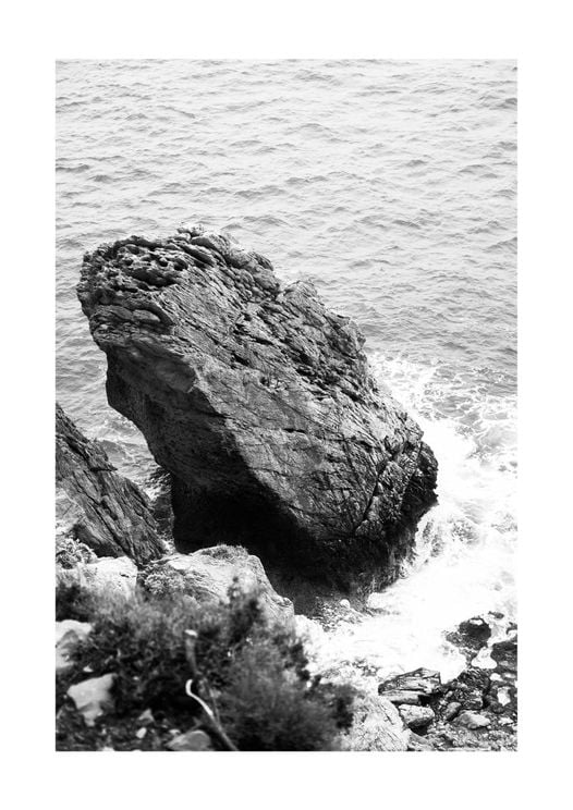 Rock Black And White
