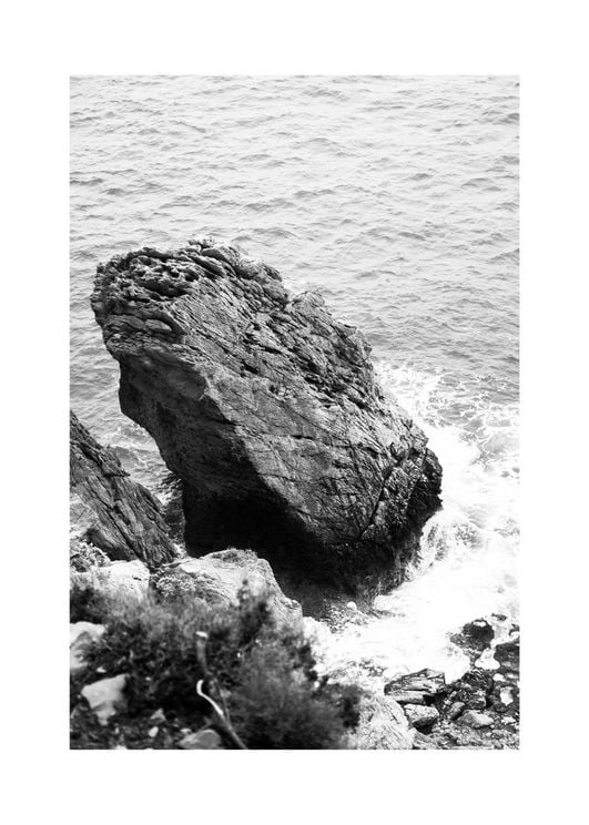 Rock Black And White