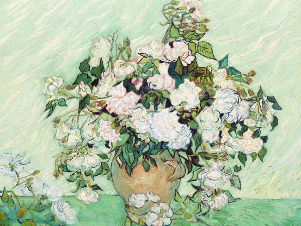 Roses 2 By Van Gogh