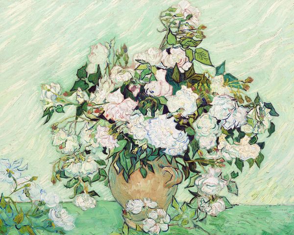 Roses 2 By Van Gogh