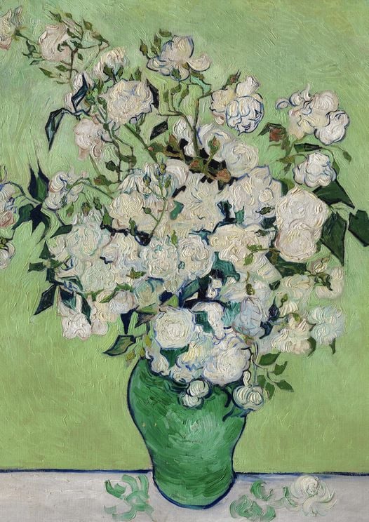Roses By Van Gogh