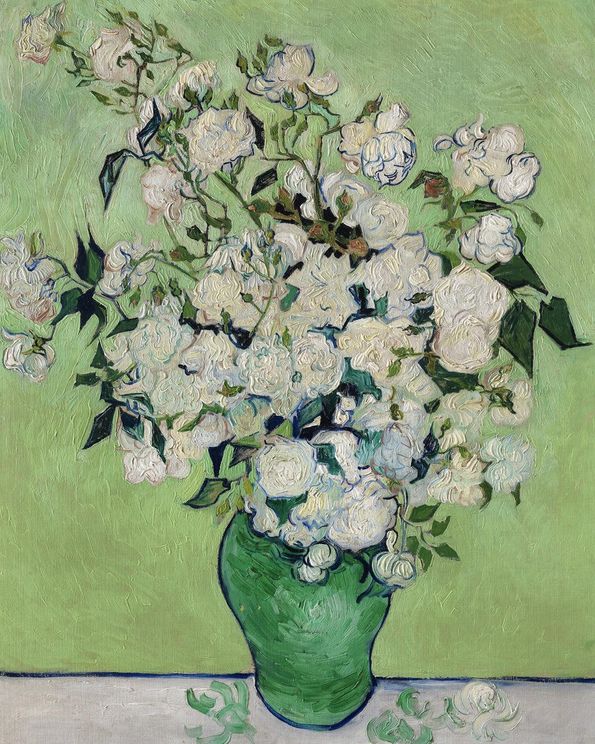 Roses By Van Gogh