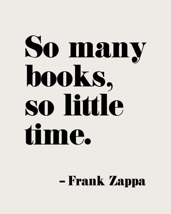 So Many Books