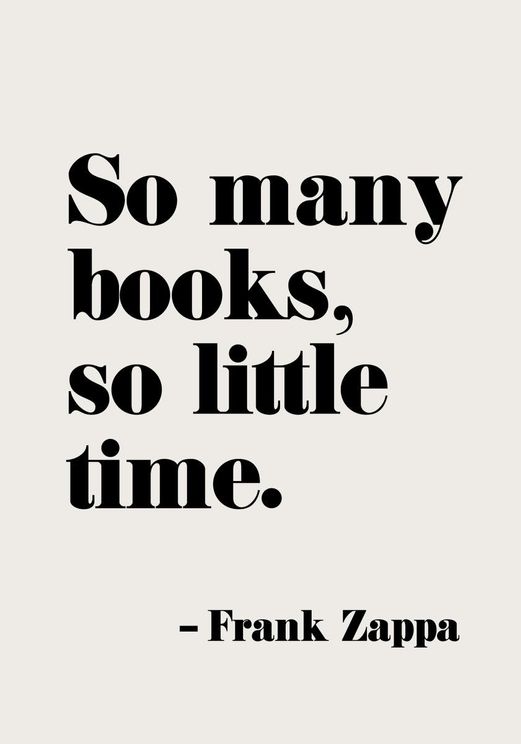 So Many Books
