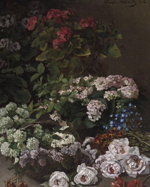 Spring Flowers By Monet