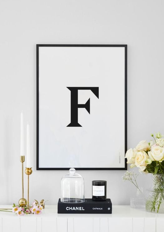 Poster - The Letter F 40x50 - Dear Sam