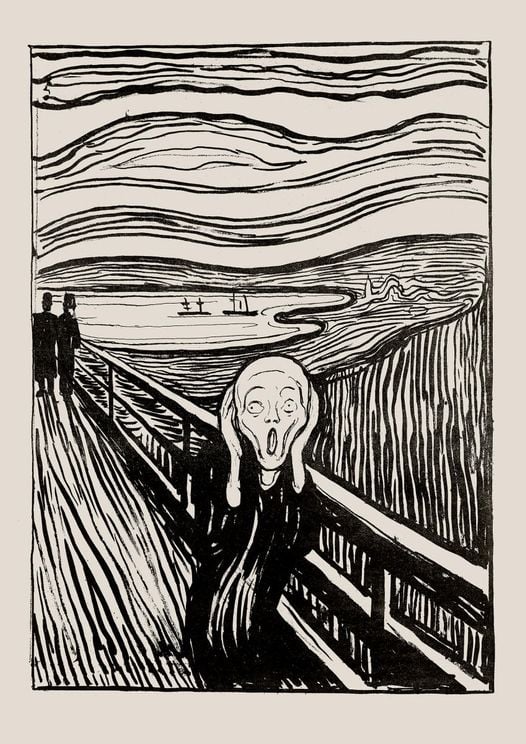 The Scream Illustration By Munch