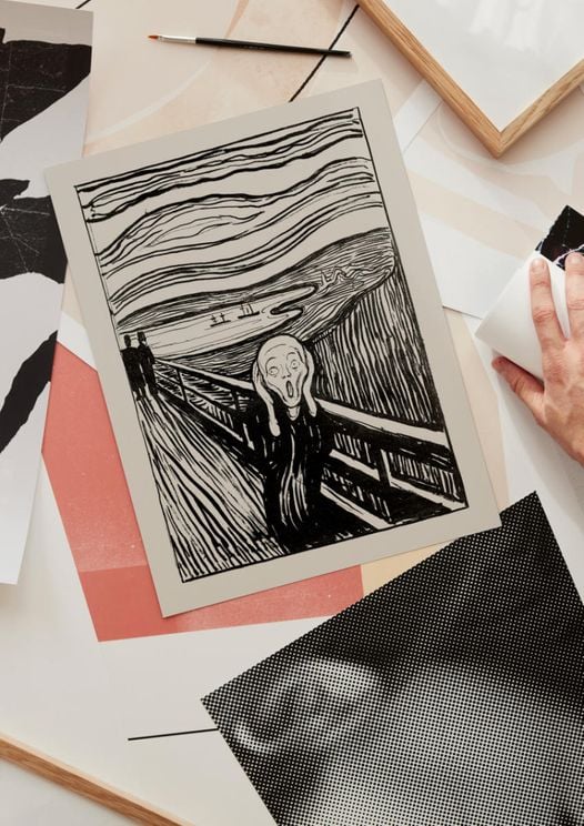 The Scream Illustration By Munch
