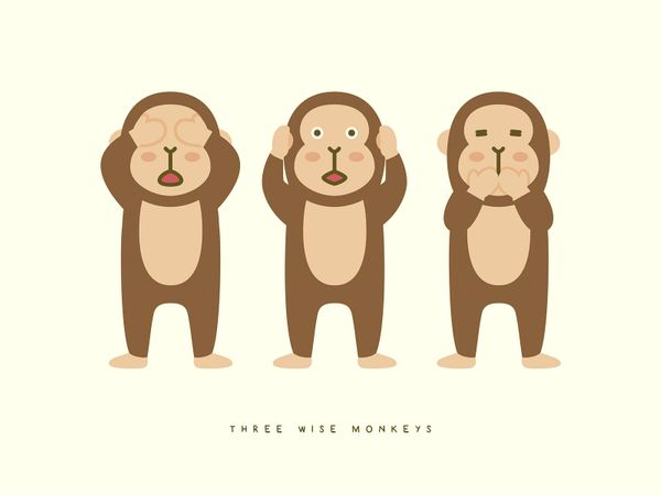 Three Wise Monkeys