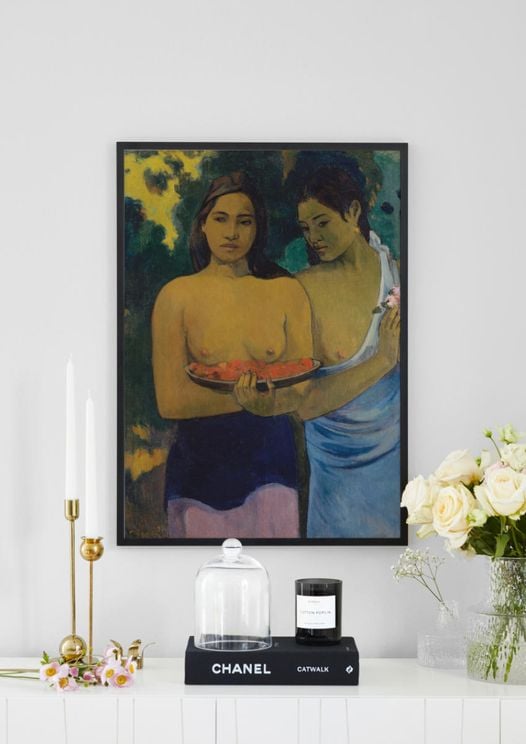 Purchase Two Tahitian Women By Gauguin Poster Online DearSam Eu   Two Tahitian Women By Gauguin Interior 1 79 