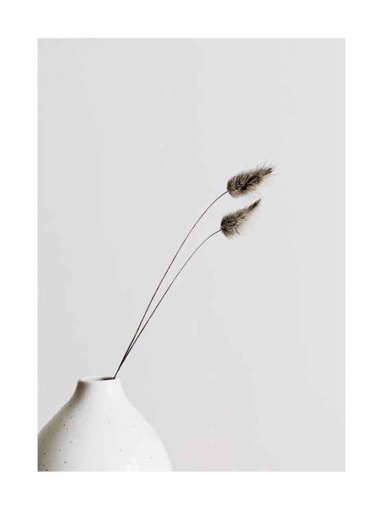 Vase With Dry Grass