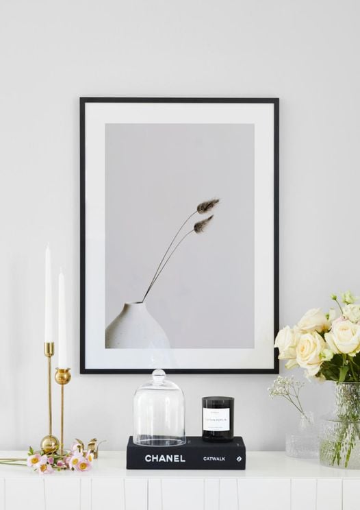 Vase With Dry Grass