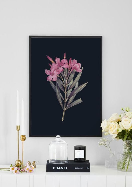 Vintage Flower In Dark 2
