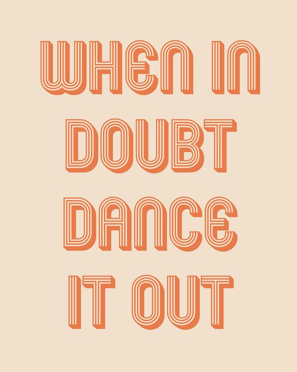 When In Doubt