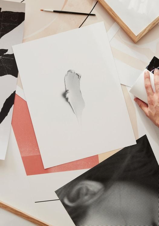 White Lipstick Stroke