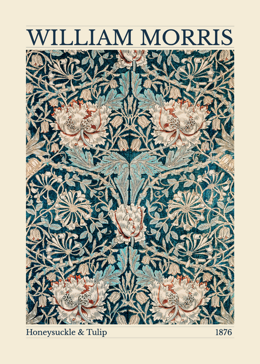 William Morris Honeysuckle And Tulip