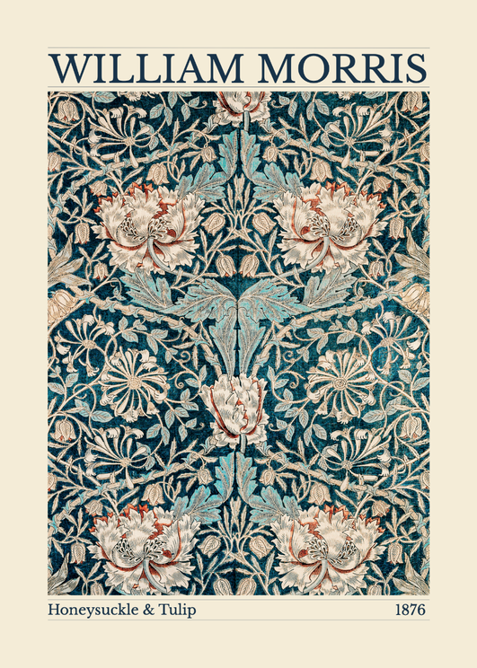 William Morris Honeysuckle And Tulip