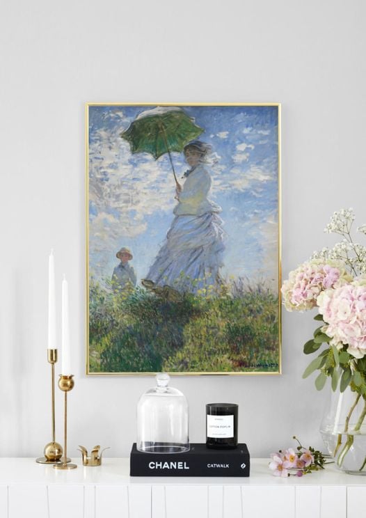 Purchase Woman With A Parasol By Monet Online | DearSam.com
